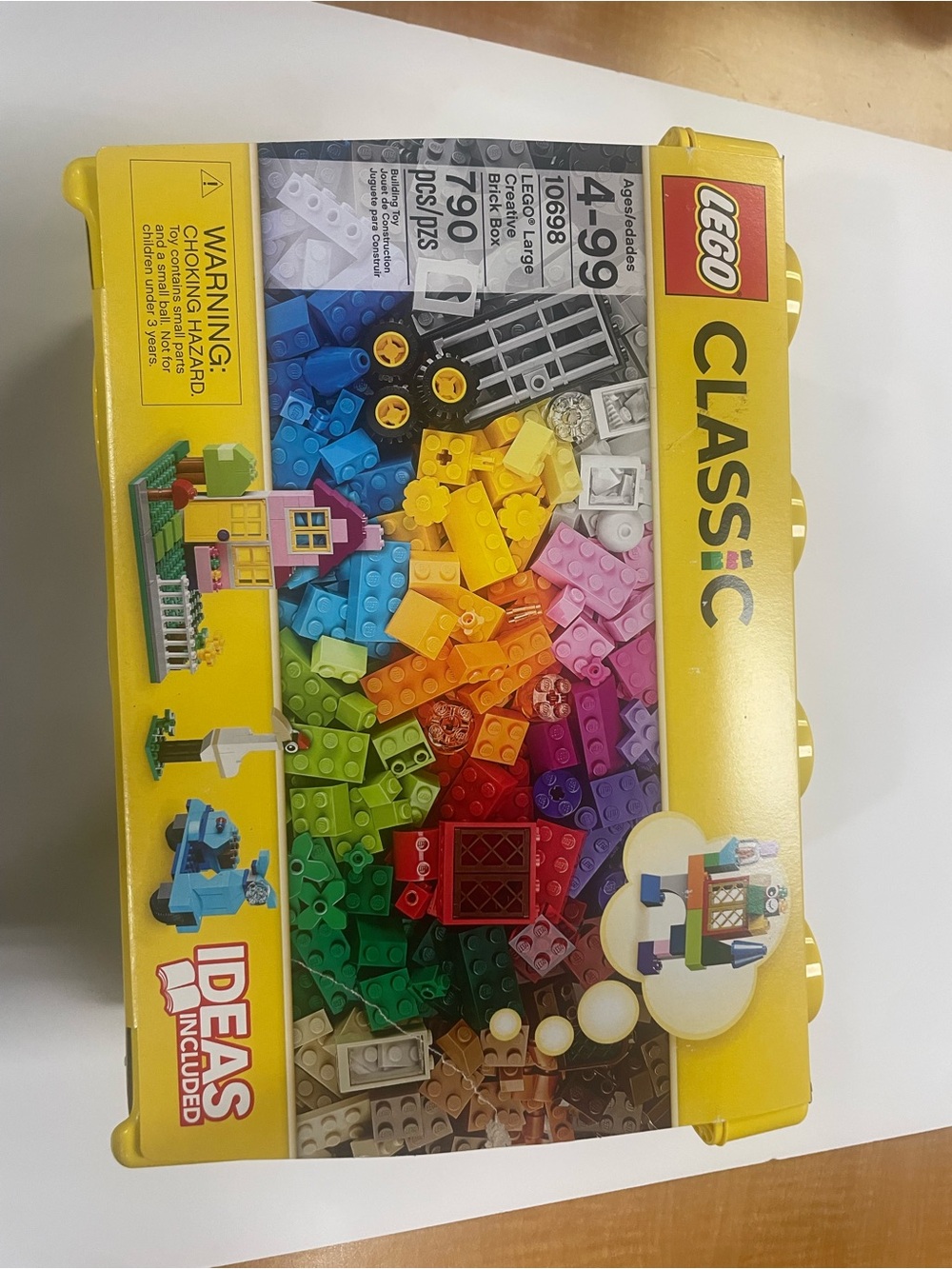 Lego Classic Box with Yellow, Red, Blue, Green, Pink, Purple, Orange Bricks